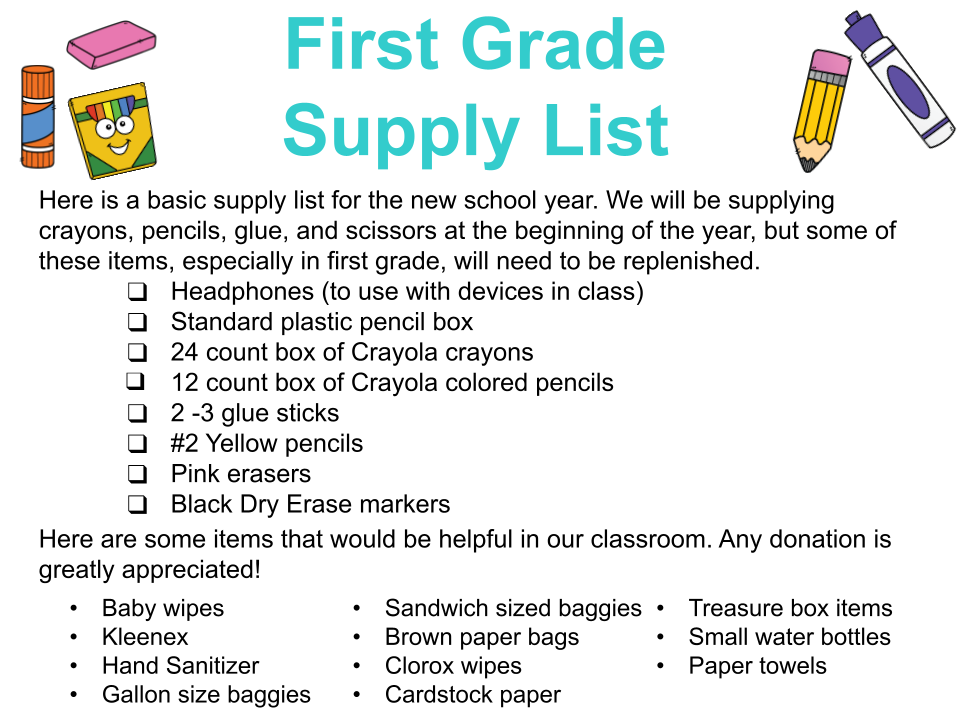 Supply List